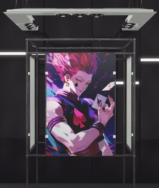 Hunter X Hunter - Hisoka Morow - Ace Up My Sleeve - Metal Anime Poster