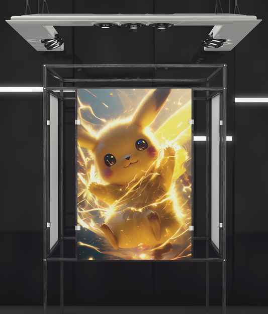 Pokemon - Pikachu - Pika Pika - Metal Anime Poster