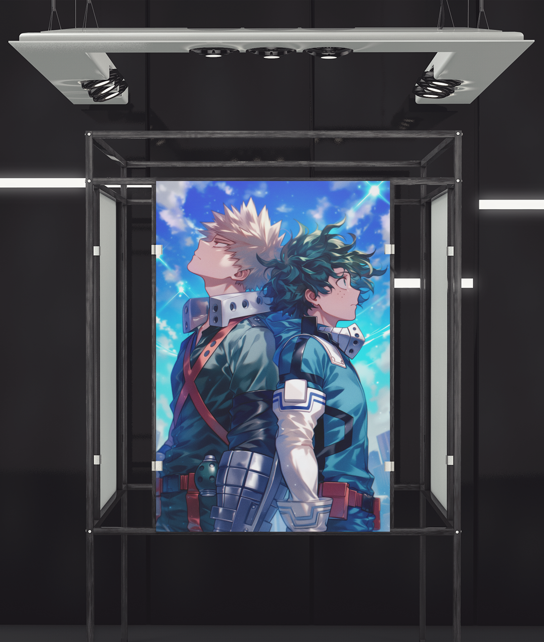 My Hero Academia - Izuku Midoriya - Best Friends - Metal Anime Poster