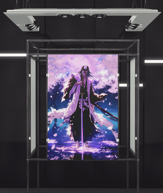 Bleach - Byakuya Kuchiki - Bankai - Metal Anime Poster