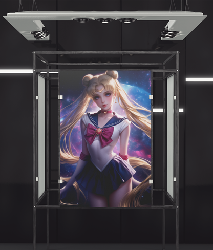 Sailor Moon - Usagi Tsukino - Moon Princess - Metal Anime Poster