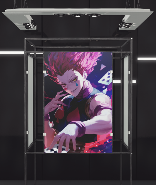 Hunter X Hunter - Hisoka Morow - Expert Assassin - Metal Anime Poster