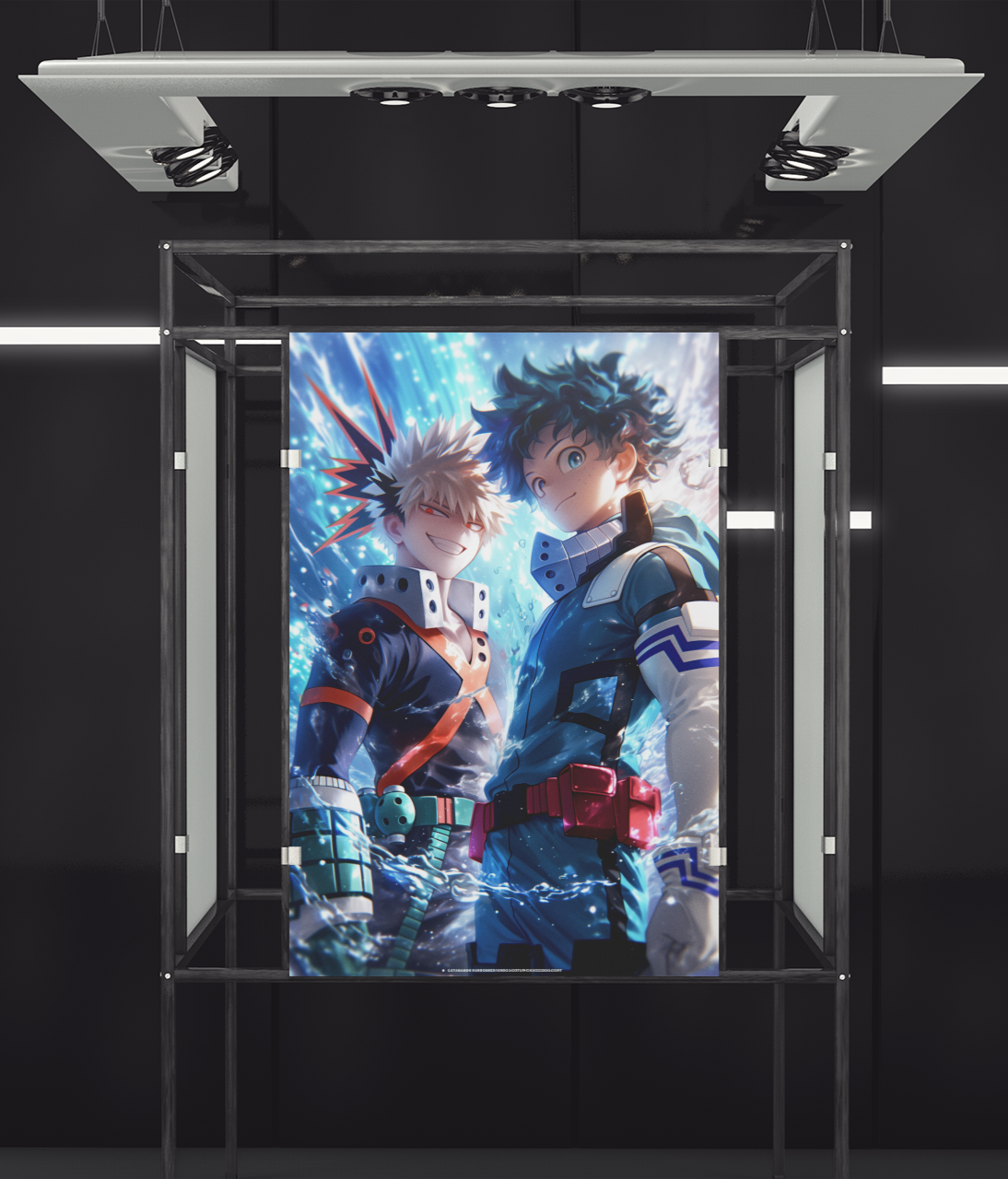 My Hero Academia - Katsuki Bakugo - The Dynamic Duo - Metal Anime Poster