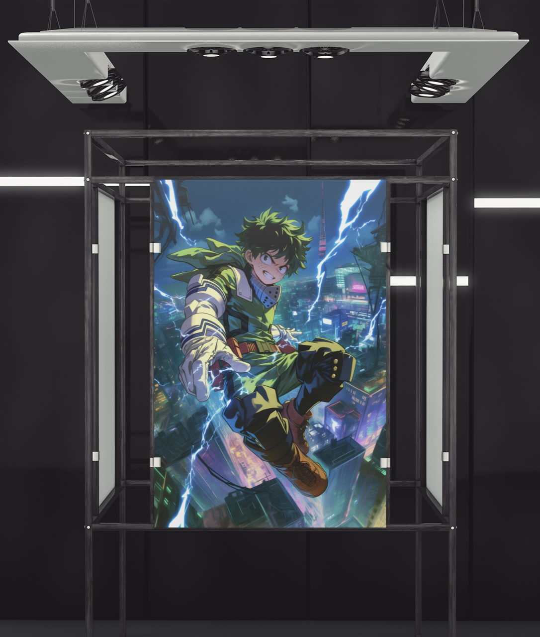 My Hero Academia - Izuku Midoriya - Follow My Lead - Metal Anime Poster