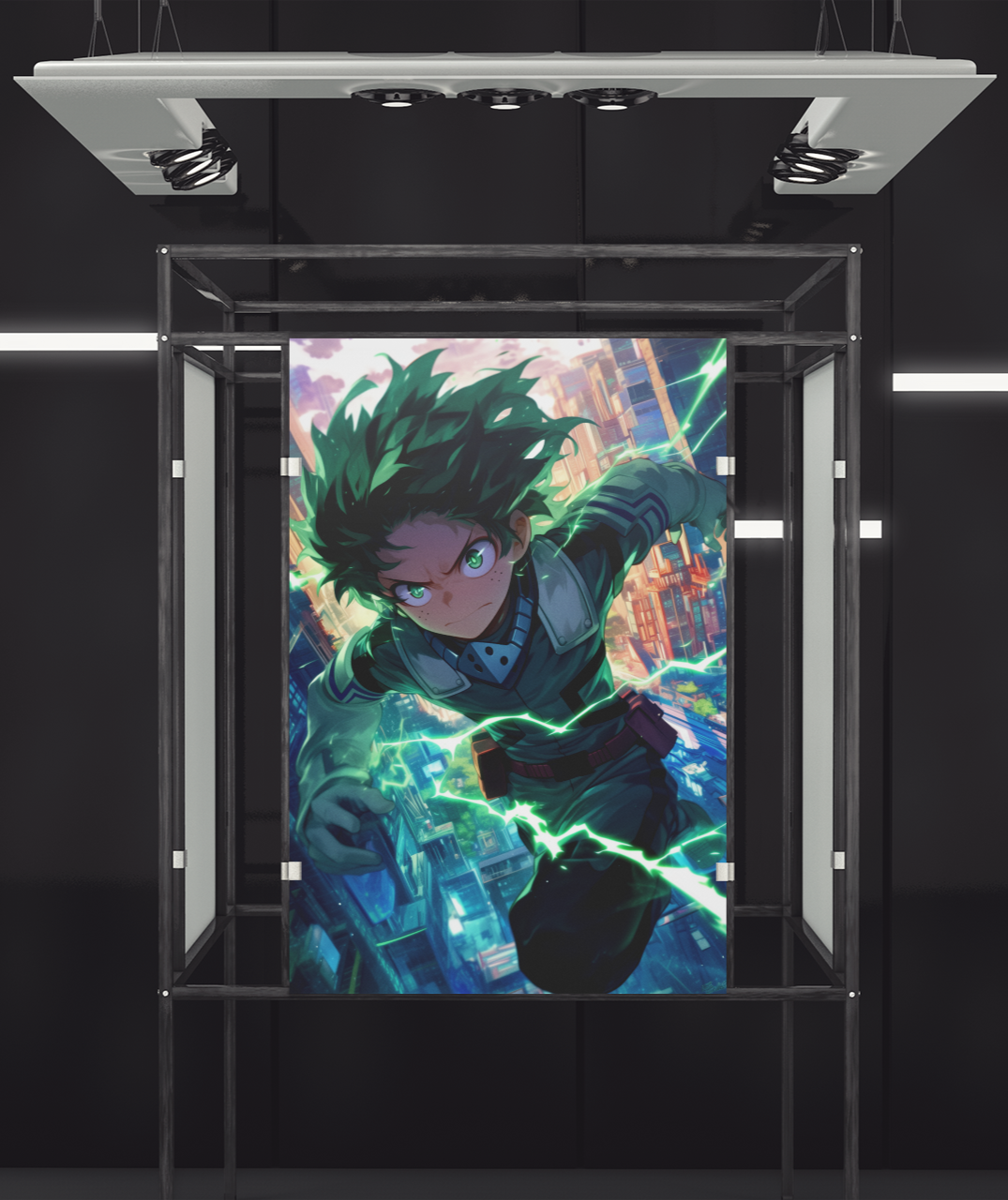 My Hero Academia - Izuku Midoriya - One for All 25% - Metal Anime Poster