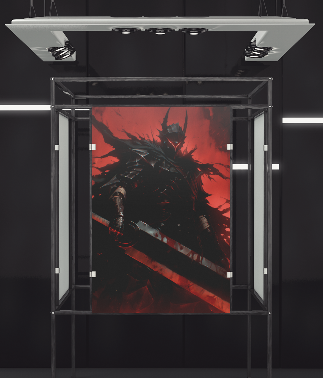 Berserk - Guts - Full Armour Mode - Metal Anime Poster