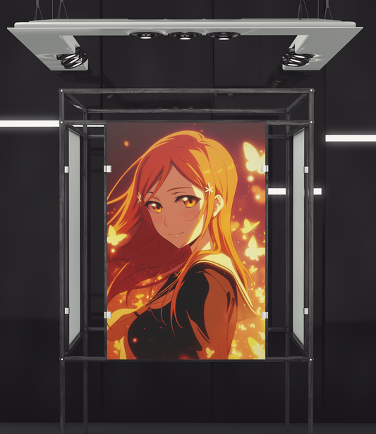 Bleach - Orihime Inoue - Six Flowers  - Metal Anime Poster