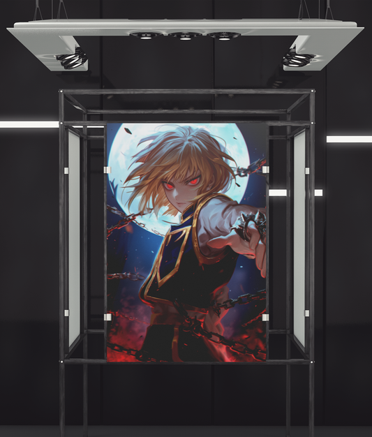 Hunter X Hunter - Kurapika - Ready To Fight - Metal Anime Poster