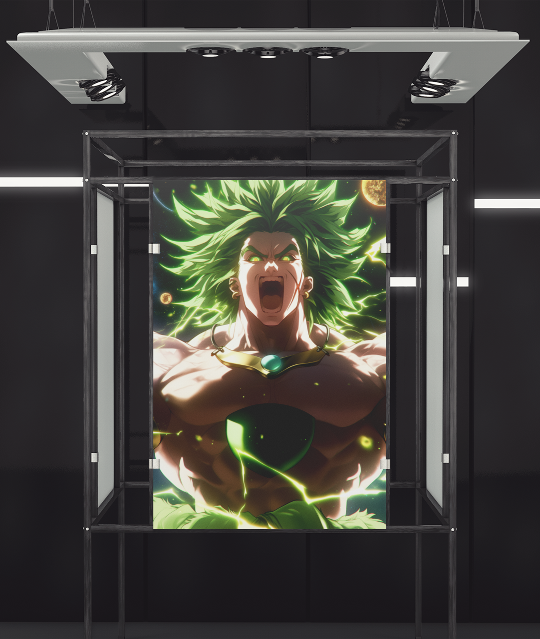 Dragon Ball - Broly - Saiyan Rage - Metal Anime Poster