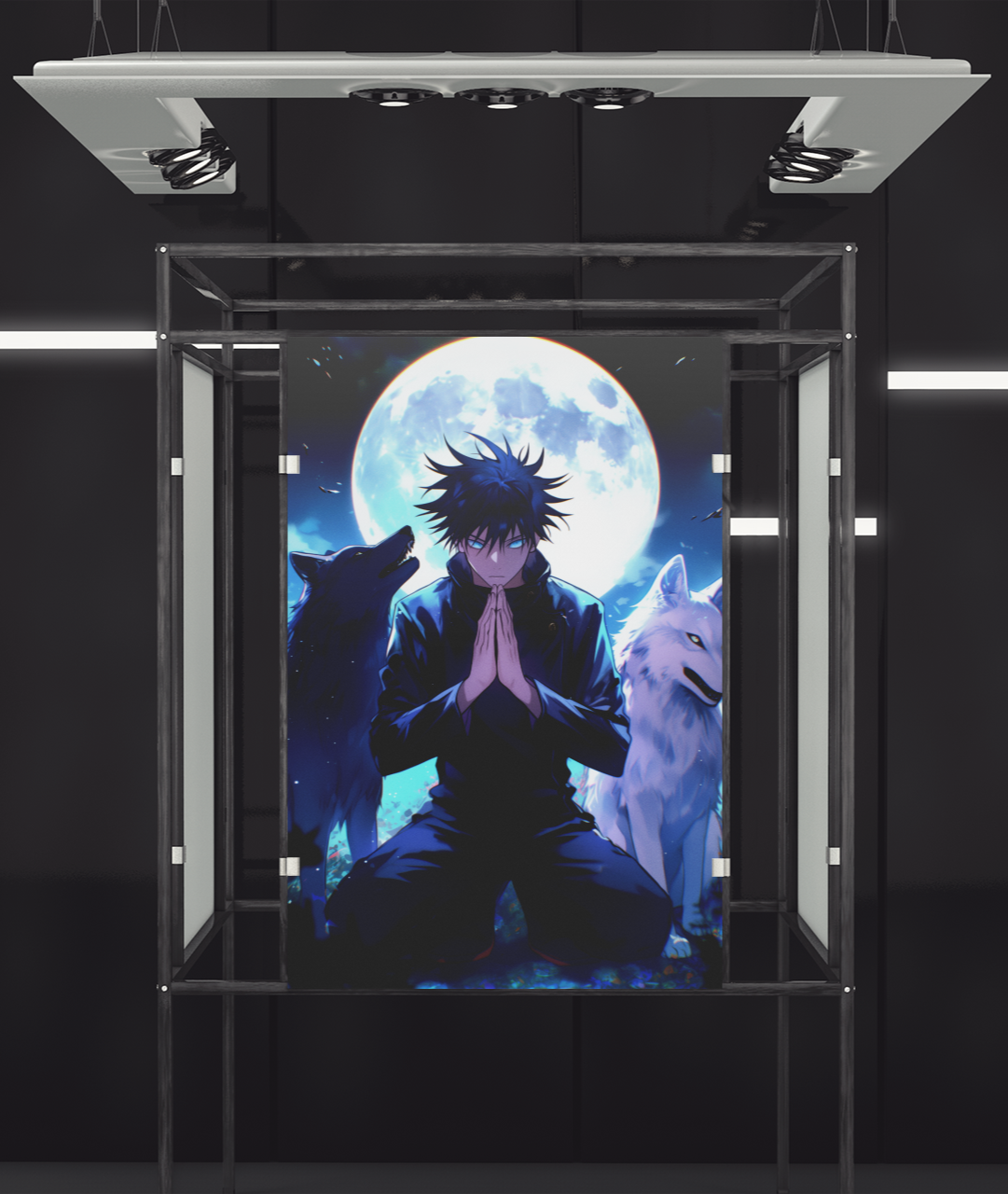 Jujutsu Kaisen - Megumi Fushiguro - Companions - Metal Anime Poster