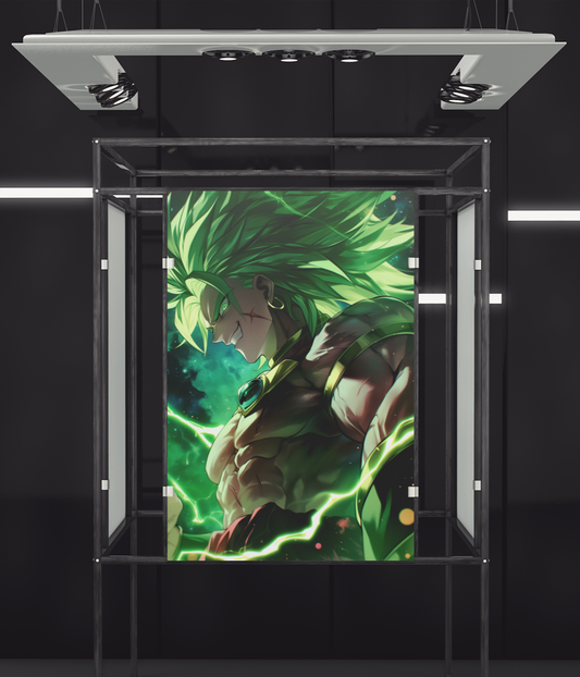 Dragon Ball - Broly - Ready For Destruction - Metal Anime Poster