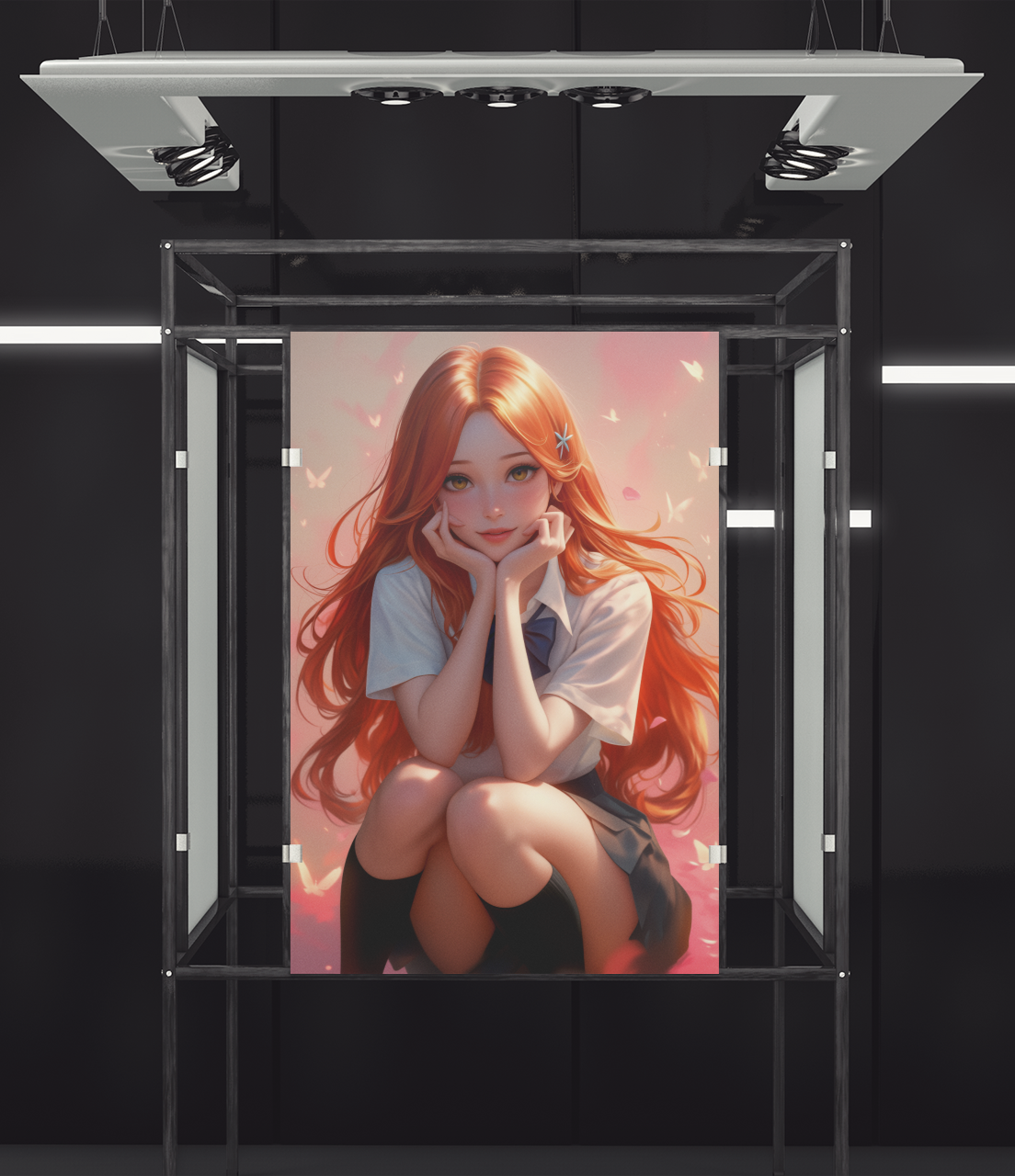 Bleach - Orihime Inoue - Inoue To Life - Metal Anime Poster