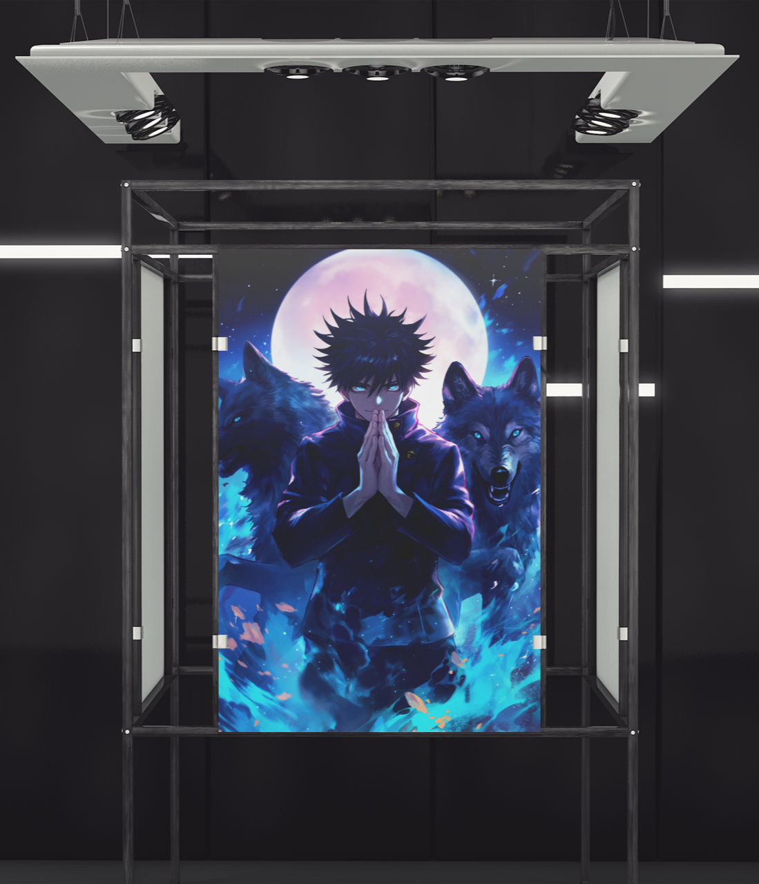 Jujutsu Kaisen - Megumi Fushiguro - Summoner - Metal Anime Poster