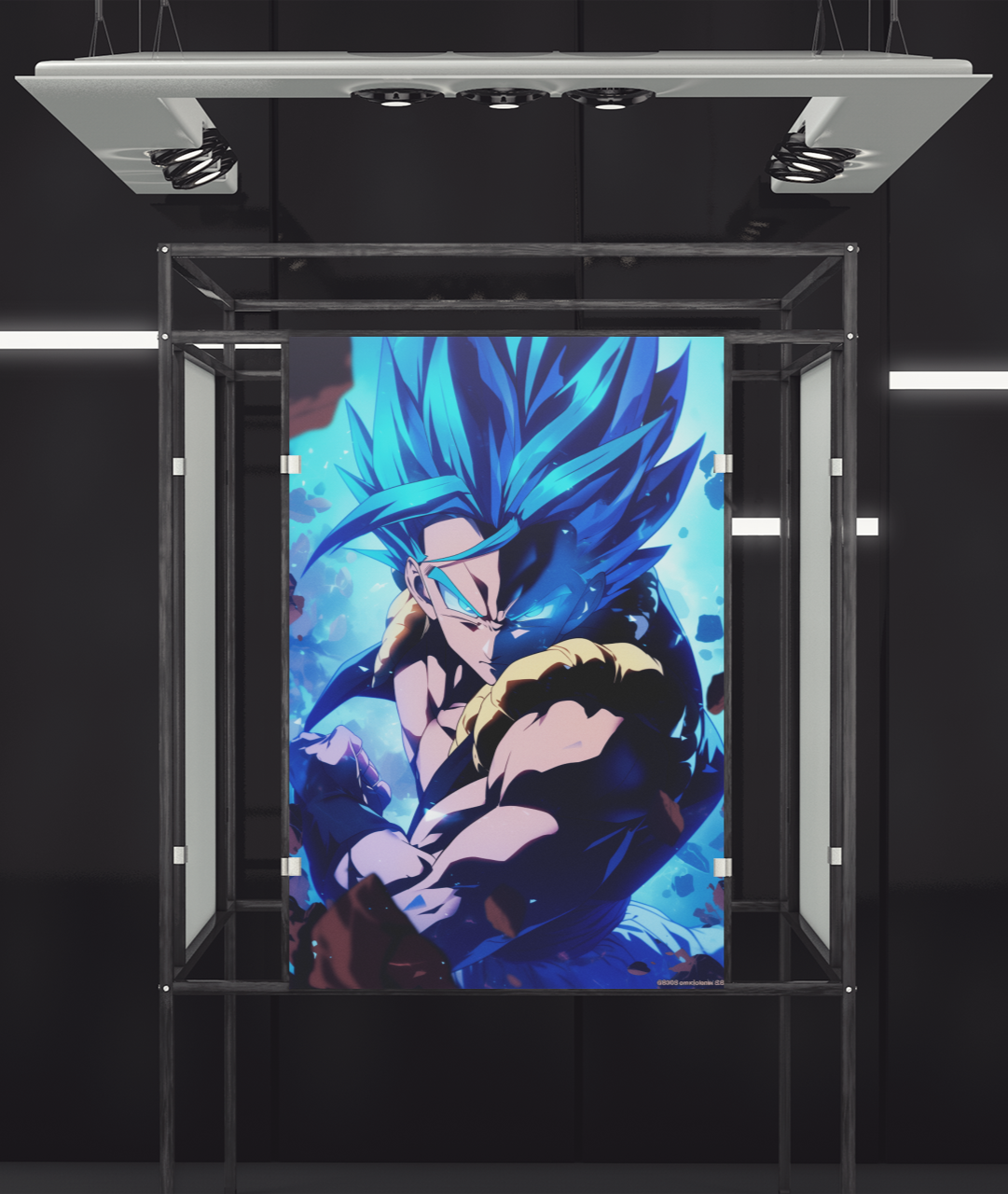 Dragon Ball - Gogeta Blue - Smash - Metal Anime Poster