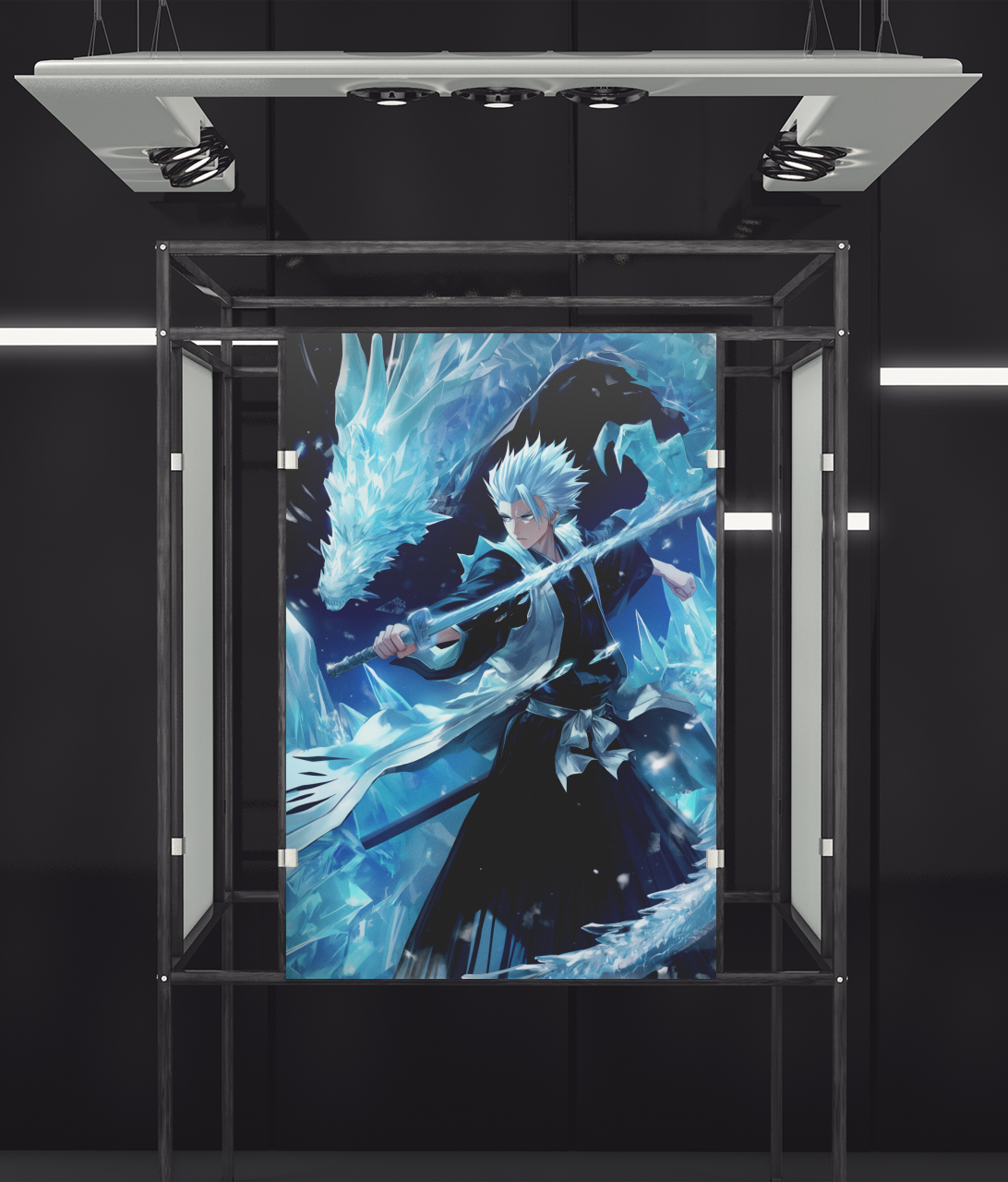 Bleach - Toshiro Hitsugaya - Tenso Jurin - Metal Anime Poster