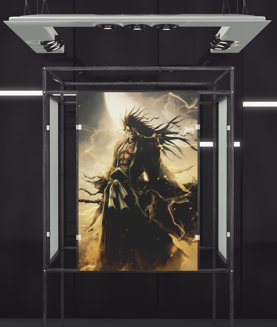 Bleach - Kenpachi Zaraki - The Strongest Kenpachi - Metal Anime Poster