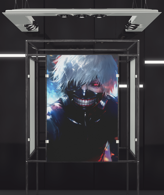 Tokyo Ghoul - Ken Kaneki - Battle Scars - Metal Anime Poster