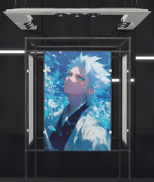 Bleach - Toshiro Hitsugaya - A Young Captain - Metal Anime Poster