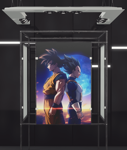 Dragon Ball - Goku - Vegeta & Kakarot - Metal Anime Poster