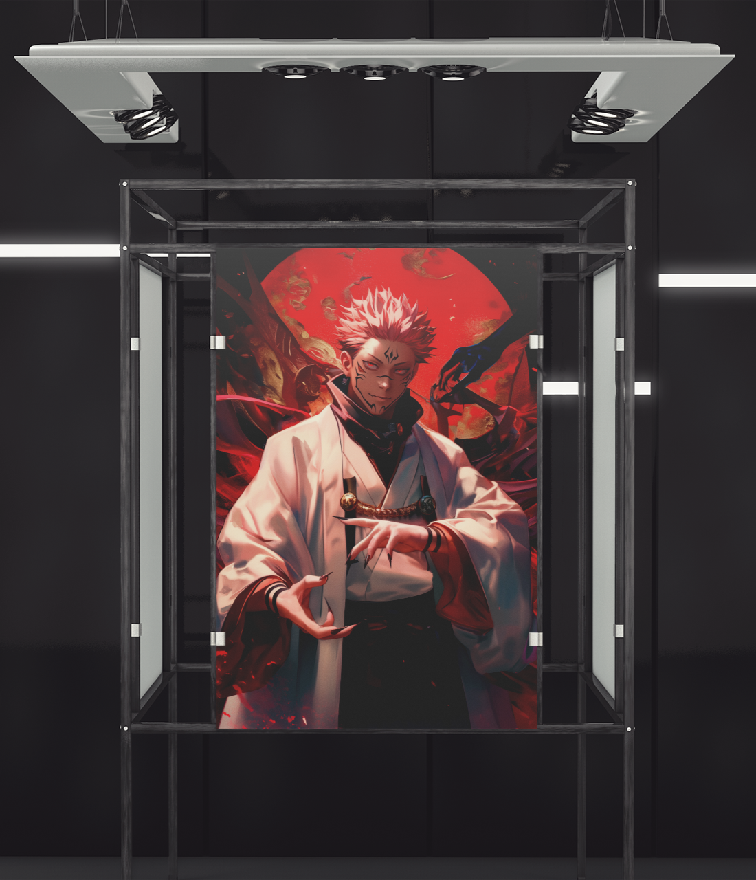 Jujutsu Kaisen - Sukuna - Demon King - Metal Anime Poster