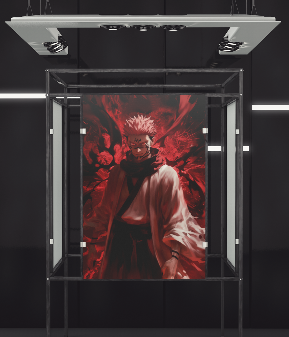 Jujutsu Kaisen - Sukuna - Power - Metal Anime Poster