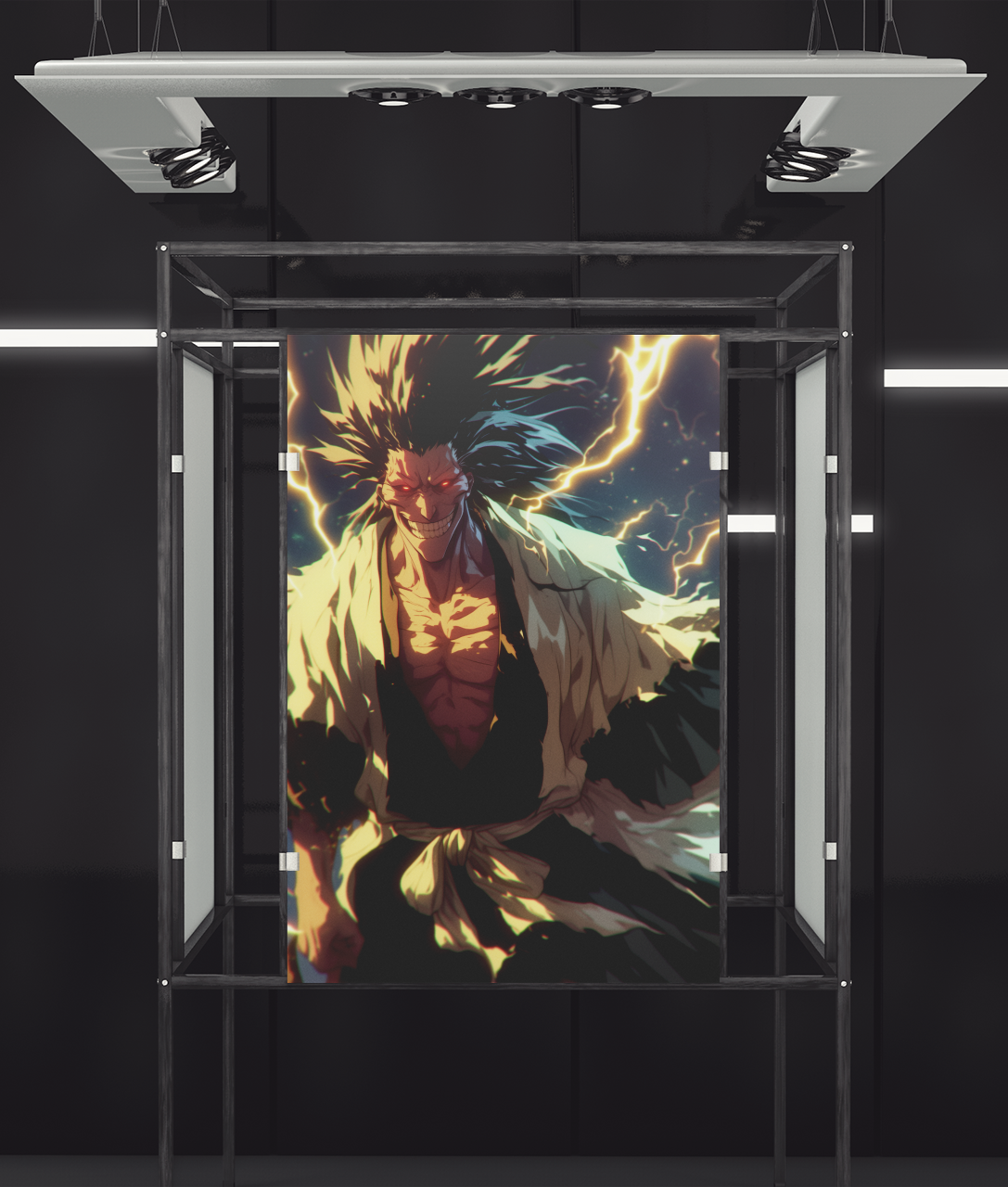 Bleach - Kenpachi Zaraki - Monster - Metal Anime Poster