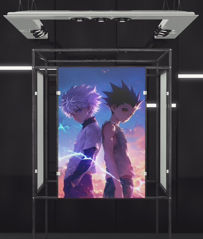 Hunter X Hunter - Gon Freecss - Gon & Killua - Metal Anime Poster