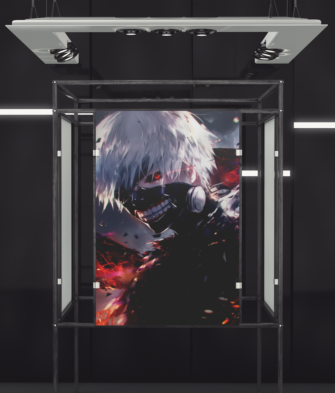 Tokyo Ghoul - Ken Kaneki - Ghoul Within - Metal Anime Poster