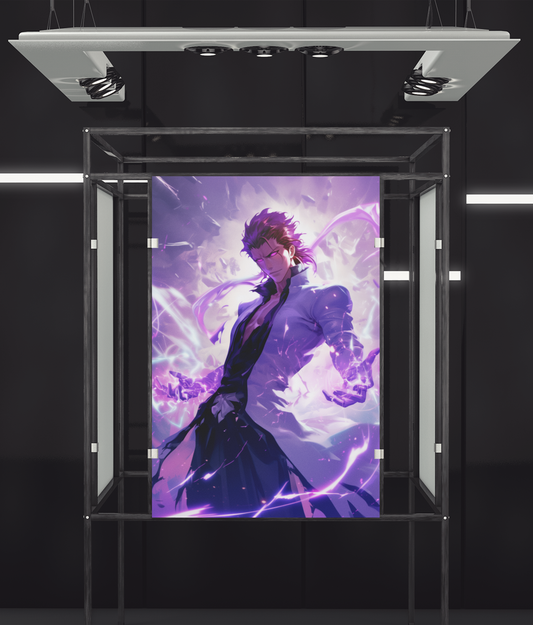 Bleach - Aizen Sosuke - Mastermind - Metal Anime Poster