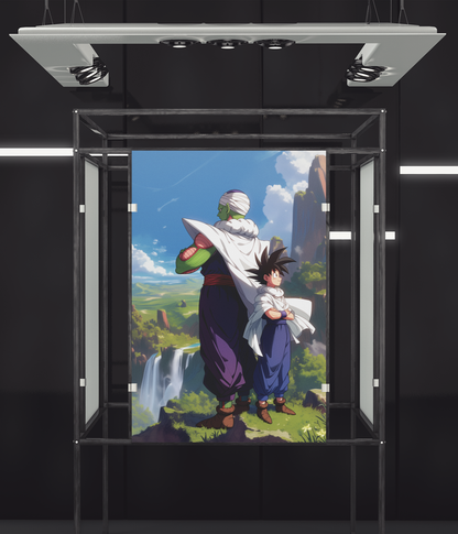 Dragon Ball - Piccolo - Teacher & Student - Metal Anime Poster