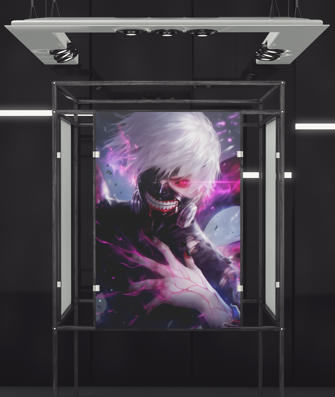 Tokyo Ghoul - Ken Kaneki - Knuckle Crack - Metal Anime Poster