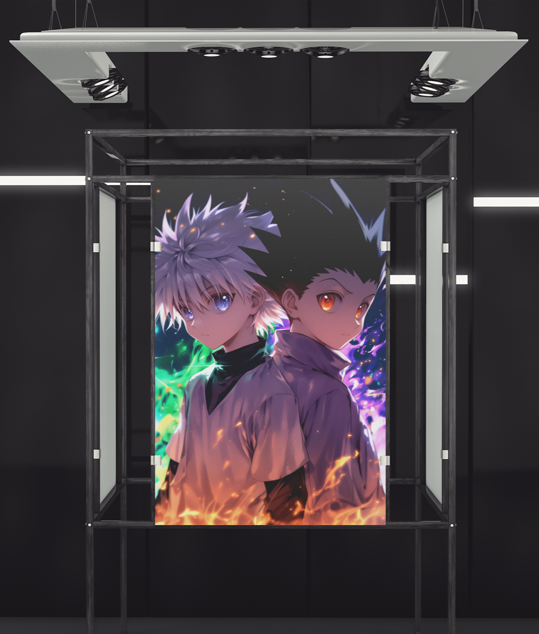 Hunter X Hunter - Gon Freecss - Brothers - Metal Anime Poster