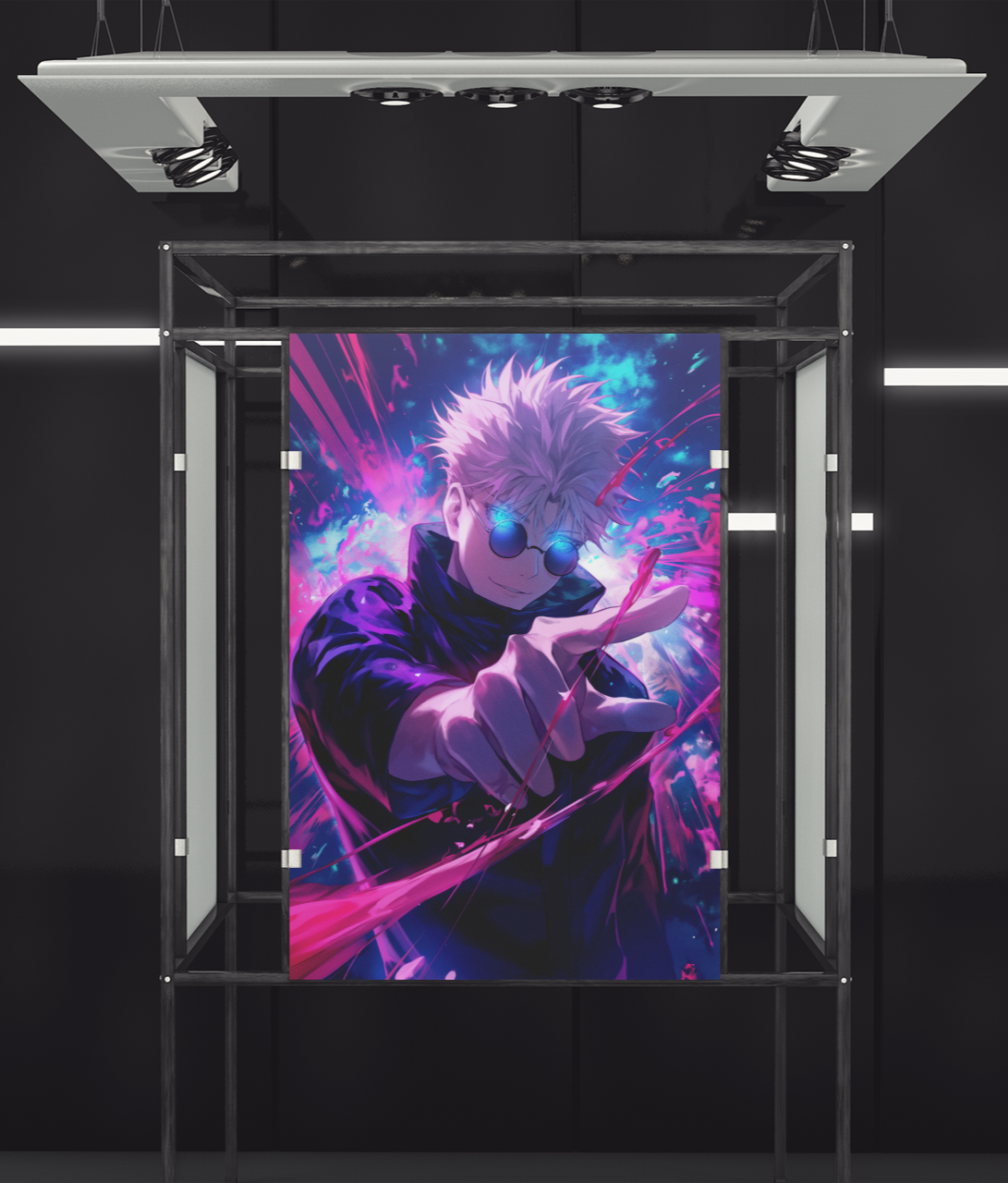 Jujutsu Kaisen - Gojo Satoru - Red - Metal Anime Poster