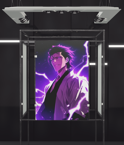 Bleach - Aizen Sosuke - Former Captain -  Metal Anime Poster