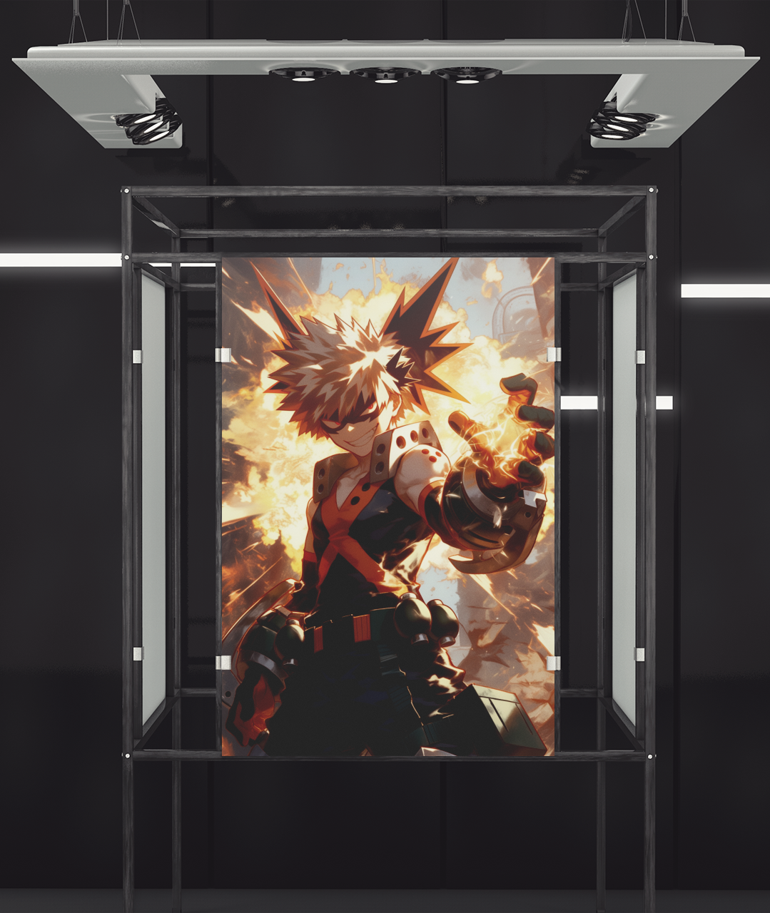 My Hero Academia - Katsuki Bakugo -  Great Explosion Murder God Dynamight - Metal Anime Poster