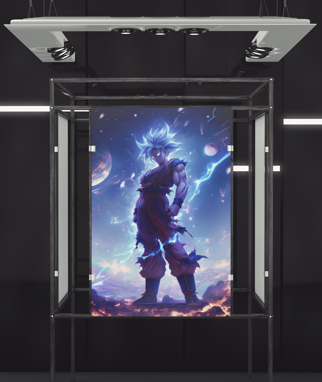 Dragon Ball - Ultra Instinct Goku - Transcendence - Metal Anime Poster