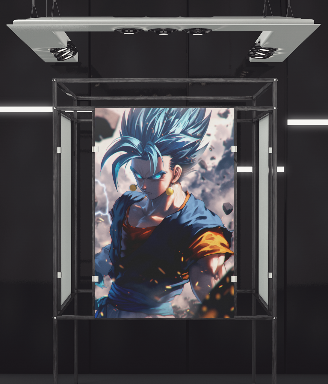 Dragon Ball - Vegito - Vegeta & Kakarot Become One - Metal Anime Poster