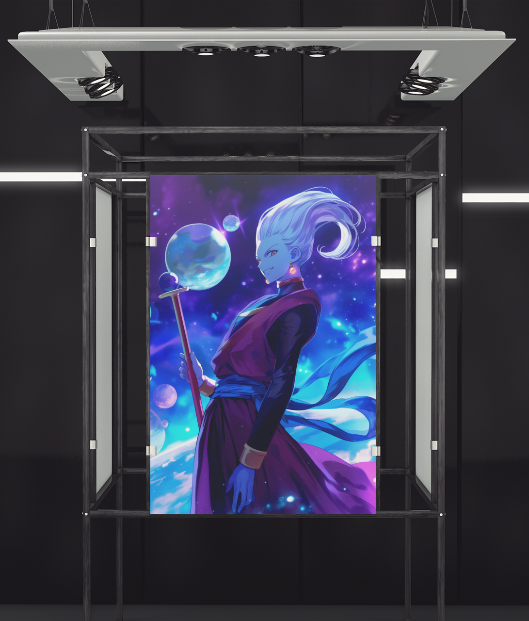 Dragon Ball - Whis - Guardian - Metal Anime Poster