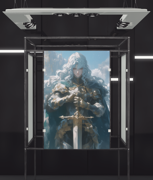 Berserk - Griffith - Gods Hand - Metal Anime Poster