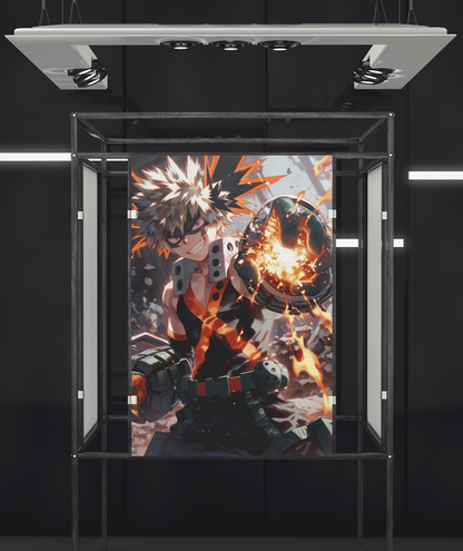 My Hero Academia - Katsuki Bakugo - My New Technique - Metal Anime Poster