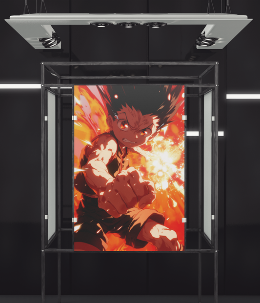 Hunter X Hunter - Gon Freecss - Jajanken - Metal Anime Poster