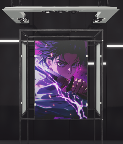 Jujutsu Kaisen - Yuta Okkotsu - Elite Sorcerer - Metal Anime Poster