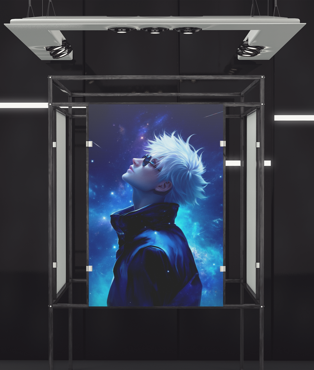 Jujutsu Kaisen - Gojo Satoru - Heavenly - Metal Anime Poster