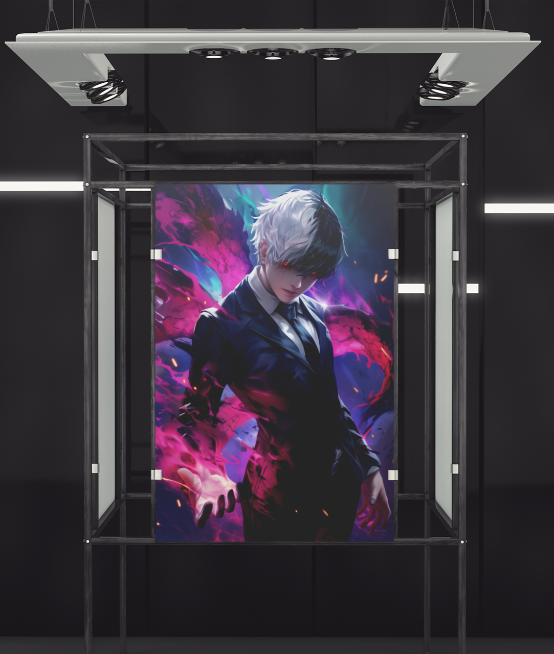 Tokyo Ghoul - Ken Kaneki - Disguised - Metal Anime Poster