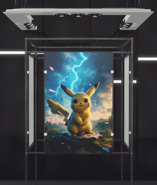 Pokemon - Pikachu - Fury Friend - Metal Anime Poster