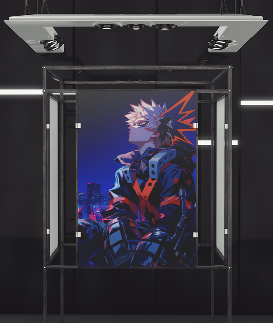 My Hero Academia - Katsuki Bakugo - Hero In My Own Way - Metal Anime Poster