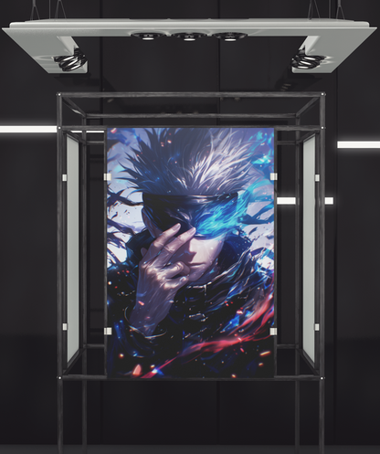 Anime Posters, Anime Metal Posters, custom anime posters, Yuji Itadori poster, JJK yuji posterJJK Posters, Jujutsu Kaisen Metal Posters, Gojo Satoru posters, Gojo Satoru Red Reversal, Sukuna Posters, Toji Zenin poster, Epic Gojo posters,