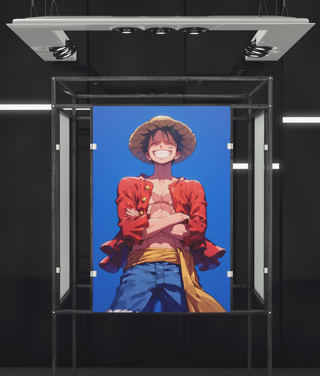 Anime Posters, Anime Metal Posters, custom anime posters, One Piece Posters, One piece most wanted poster, Luffy Posters, Gear 5 luffy poster, Sun God Nikka Luffy wallpaper, Zoro and sanji posters, Nami and chopper posters, Robin Posters, Zoro grim reaper poster, epic one piece posters, one piece wall art, one piece metal poster, gear 5 metal poster