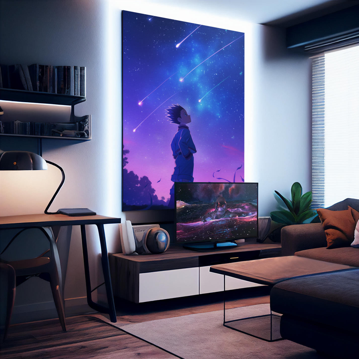 Hunter X Hunter - Gon Freecss - Star Gazing - Metal Anime Poster