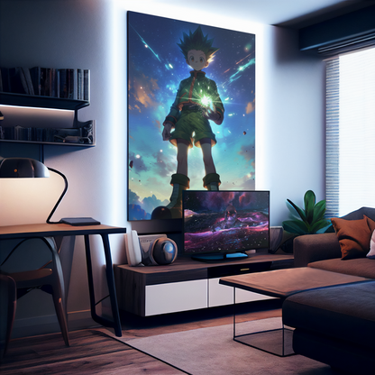 Hunter X Hunter - Gon Freecss - Power Within - Metal Anime Poster